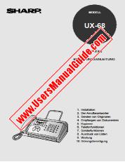 Visualizza UX-68 pdf Manuale operativo, tedesco