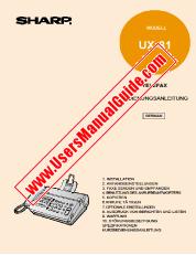 Voir UX-81A pdf Manuel d'utilisation, l'allemand