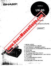 View UX-85 pdf Operation Manual, German