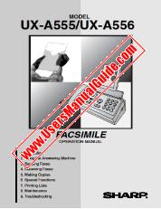 Ansicht UX-A555/556 pdf Bedienungsanleitung, Englisch