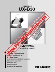 Ansicht UX-B30 pdf Bedienungsanleitung, Spanisch