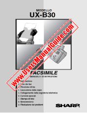Ansicht UX-B30 pdf Bedienungsanleitung, Italienisch