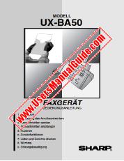 Ansicht UX-BA50 pdf Bedienungsanleitung, deutsch