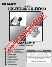 Voir UX-BD80/90 pdf Manuel d'utilisation, anglais