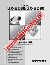 Vezi UX-BD80/BD90 pdf Manual de utilizare, germană
