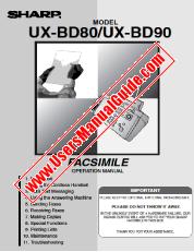 Vezi UX-BD80/BD90 pdf Manual de utilizare, engleză