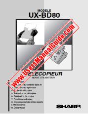 Ansicht UX-BD80 pdf Bedienungsanleitung, Französisch
