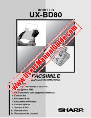 Ver UX-BD80 pdf Manual de Operación, Italiano