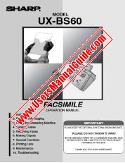 Ver UX-BS60 pdf Manual de Operación, Inglés