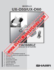 Ansicht UX-D50/D60 pdf Bedienungsanleitung, Italienisch