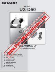 Ansicht UX-D50 pdf Bedienungsanleitung, Spanisch, Schwedisch, Niederländisch