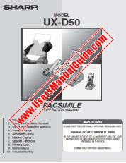 Voir UXD50 pdf Manuel d'utilisation UXD50
