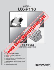 Voir UX-P110 pdf Manuel d'utilisation, l'allemand