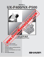 Ver UX-P400/NX-P500 pdf Manual de Operación, Alemán