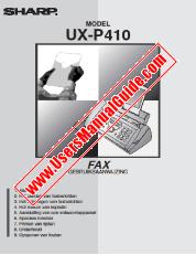 Ver UX-P410 pdf Manual de operación, holandés