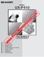 Ver UX-P410 pdf Manual de operaciones, sueco