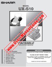 Voir UX-S10 pdf Manuel d'utilisation, anglais