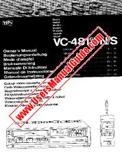 Ansicht VC-481GS/GB/N/S pdf Bedienungsanleitung, Auszug aus Sprache Deutsch