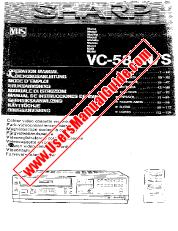 Ver VC-584N/S pdf Manual de operación, extracto de idioma holandés.