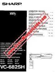 Ver VC-682SH pdf Manual de operaciones, extracto de idioma alemán, inglés.