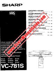 View VC-781S pdf Operation Manual, extract of language German, English