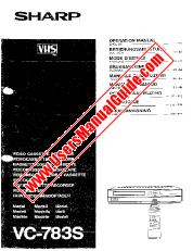Ver VC-783S pdf Manual de operación, extracto de idioma holandés.