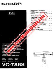View VC-786S pdf Operation Manual, extract of language German, English
