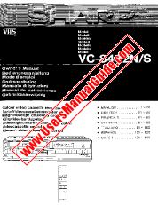 Voir VC-8482N/S pdf Manuel d'utilisation, allemand, anglais, français, espagnol, italien, néerlandais, suédois
