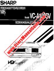Ver VC-A103GV pdf Manual de Operación, Alemán