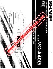 Voir VC-A40G pdf Manuel d'utilisation, l'allemand