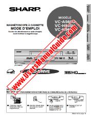 Ver VC-A560U/H960U/H961U pdf Manual de operaciones, francés