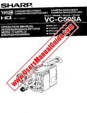Ver VC-C50SA pdf Manual de Operación, Inglés, Alemán