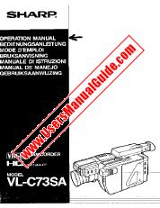 Ver VC-C73SA pdf Manual de operaciones, extracto de idioma inglés.