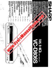 Ver VC-D806S pdf Manual de operaciones, extracto de idioma alemán, inglés.