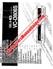 Vezi VC-D806S pdf Manual de funcționare, extractul de limbă olandeză