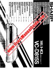 Vezi VC-D815S pdf Manual de funcționare, extractul de limba germană, engleză