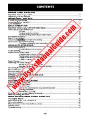 Vezi VC-FH70GM pdf Manual de utilizare, engleză