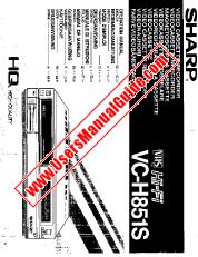 Visualizza VC-H851S pdf Manuale operativo, tedesco
