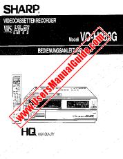 Ver VC-H882G pdf Manual de Operación, Alemán