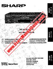 Ver VC-M31SVW/M311SVW pdf Manual de operación, alemán, francés, italiano