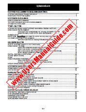 Ver VC-M36GM/MH76GM pdf Manual de Operación, Turquía