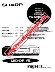 View VC-MH601GM pdf Operation Manual, extract of language German