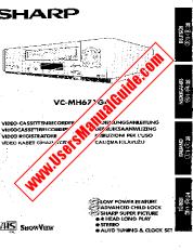 View VC-MH671GM pdf Operation Manual, extract of language German