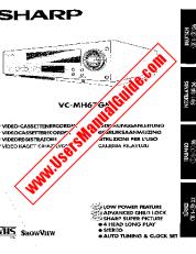 Ansicht VC-MH67GM pdf Bedienungsanleitung, deutsch, niederländisch, italienisch, türkisch