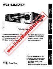Voir VC-MH67GM pdf Manuel d'utilisation, extrait de langue néerlandaise