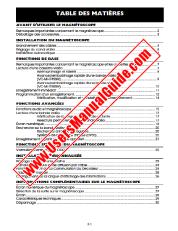 Ver VC-MH745SM/MH750SM pdf Manual de operaciones, francés