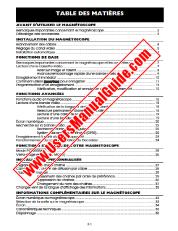 Vezi VC-MH761SM pdf Manual de utilizare, franceză