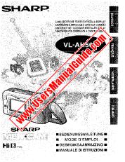 Ver VL-AH50S pdf Manual de operación, holandés