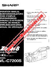 View VL-C7200S pdf Operation Manual, extract of language German