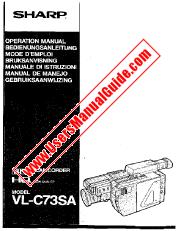 Ver VL-C73SA pdf Manual de Operación, Alemán